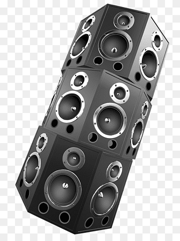 ilustração de alto-falantes PA pretos, ícone de som estereofônico de alto-falante, som de vários alto-falantes, alto-falante, material, PostScript encapsulado png thumbnail