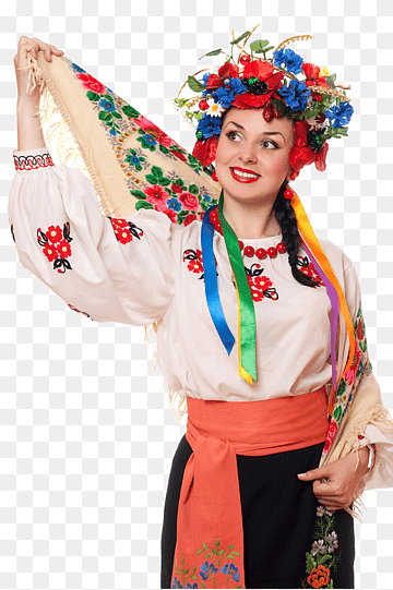 retrato popular del traje ucrania, accesorio para el cabello, mujer, tradicion png thumbnail