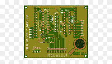 Mikrocontroller bundkortprinter Centralbehandlingsenhed, printer, 3D computergrafik, 3D-udskrivning, centralenhed png thumbnail