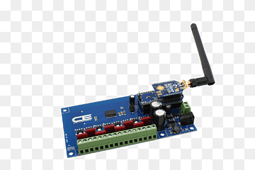 Microcontroller Elektronik Netværkskort og adaptere Elektronisk komponent Netværksinterface, seriekabel, kredsløbskomponent, computer netværk, controller png thumbnail