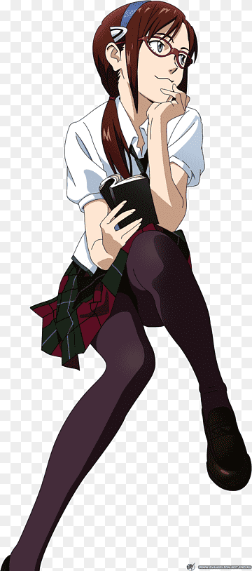 Mari Illustrious Makinami Asuka Langley Soryu Rei Ayanami Shinji Ikari Evangelion, Anime, black Hair, fictional Character, cartoon png thumbnail