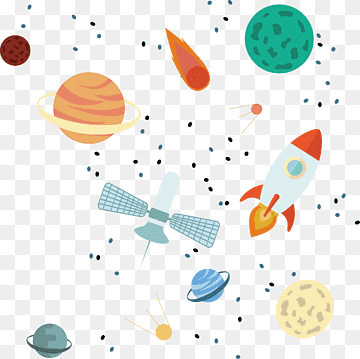 planets, satellites and spacecraft art, Hand painted starry sky, watercolor Painting, stars, text png thumbnail
