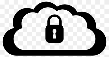 Cloud computing sikkerhed Computersikkerhed Cloud storage Computer ikoner, Cloud Secure, amazon Web Services, areal, sort og hvid png thumbnail