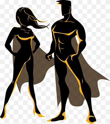 two male and female hero, Morris K Udall Regional Park Happiness Woman Love Interpersonal relationship, painted superheroes, watercolor Painting, painted, superhero png thumbnail