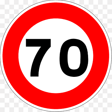 Traffic sign Speed limit Regulatory sign Traffic light Warning sign, Road Sign, text, trademark, warning Sign png thumbnail