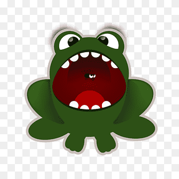 boca de rana, boca abierta s, vertebrado, hierba, dibujos animados png thumbnail